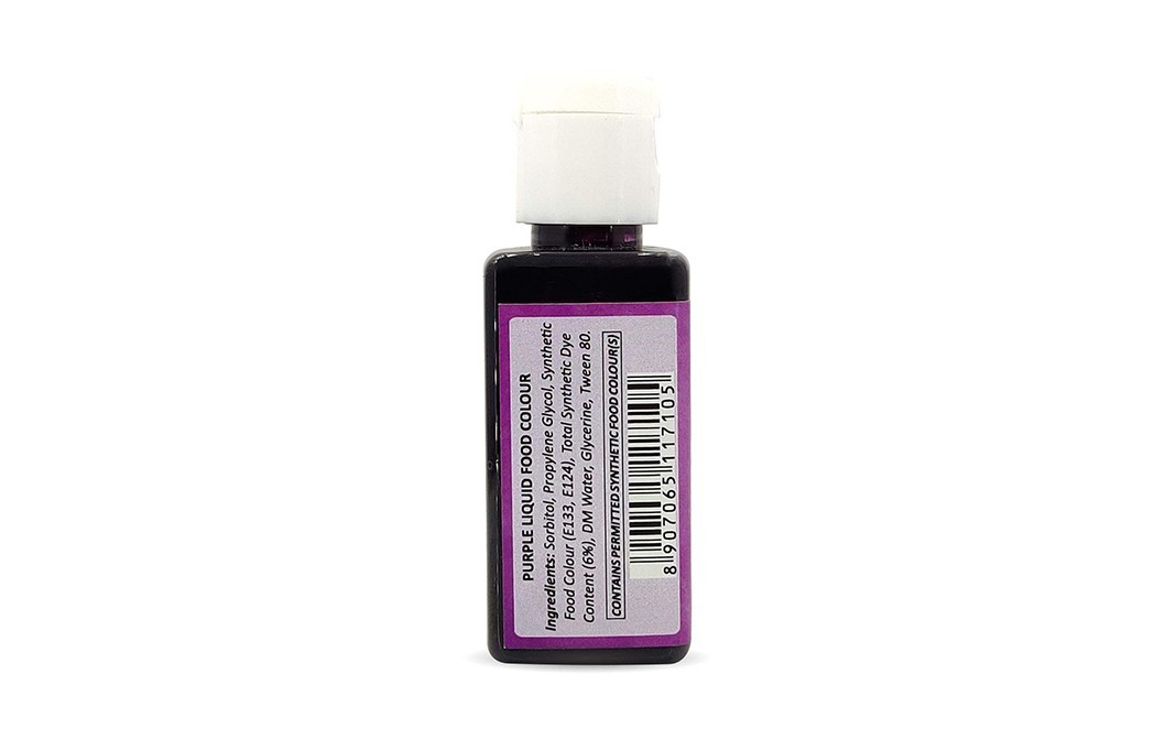 Puramio Purple Liquid Food Colour    Plastic Bottle  50 millilitre